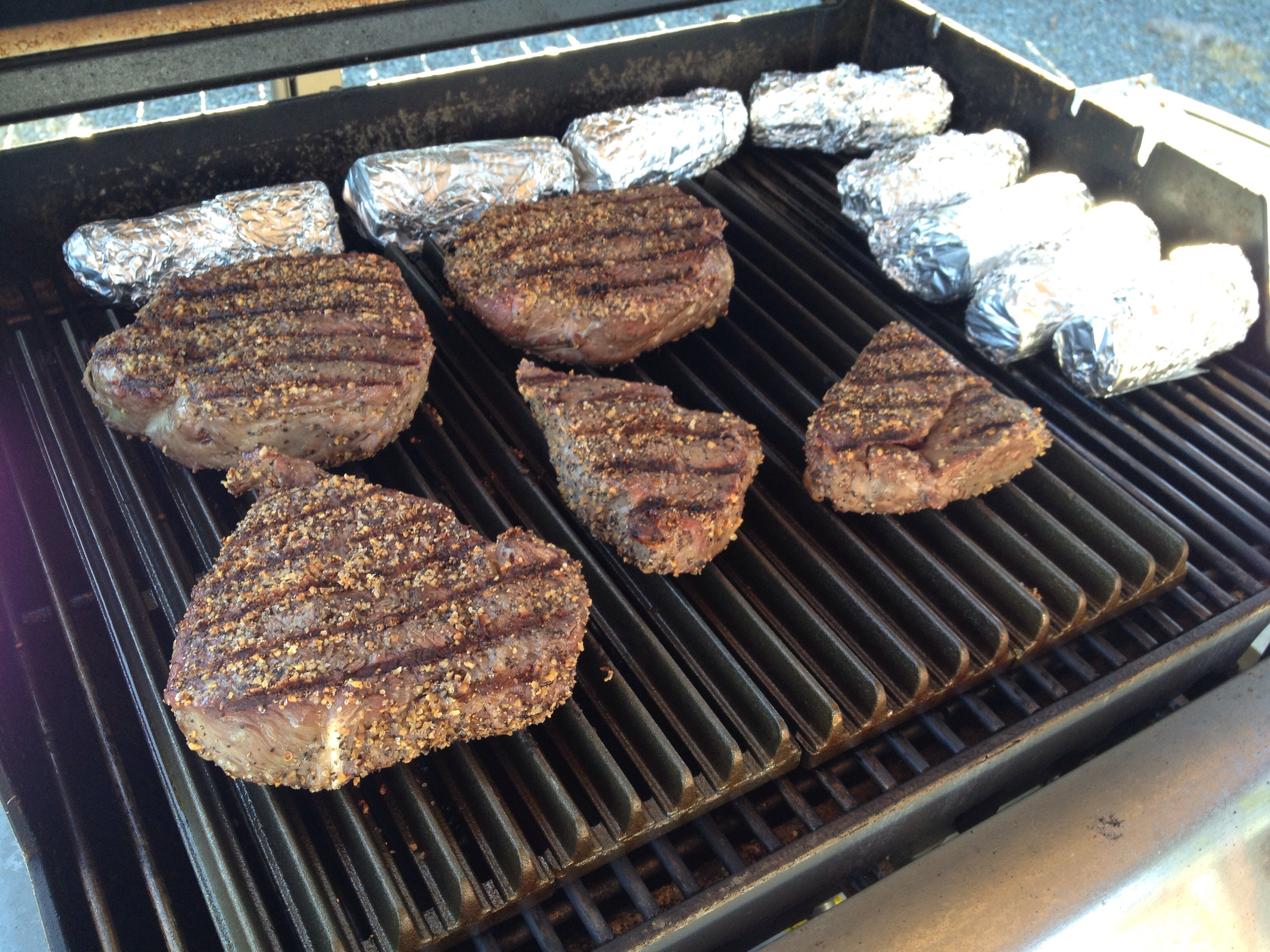 Farm meat grilling over coals on a braai at Zania Farm